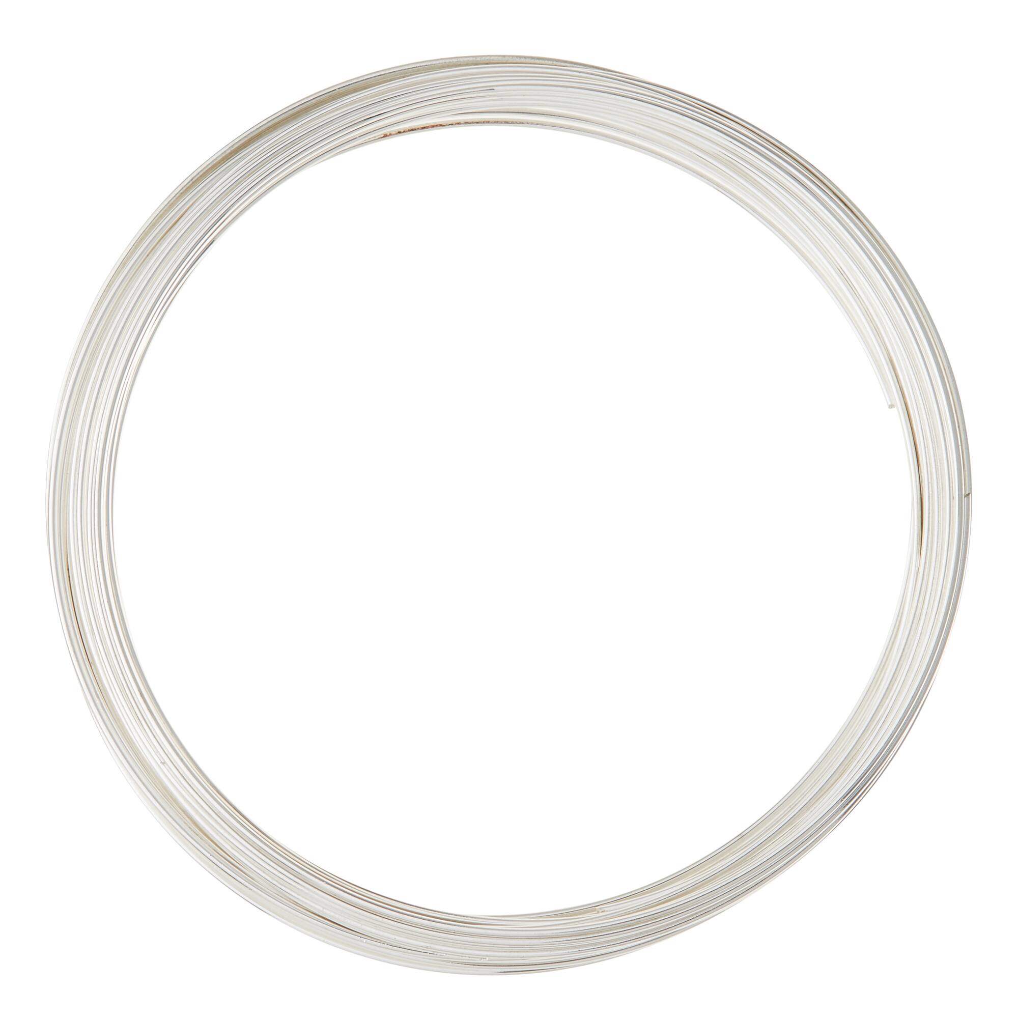 Beadalon® Silver-Plated Memory Wire, Large Bracelet